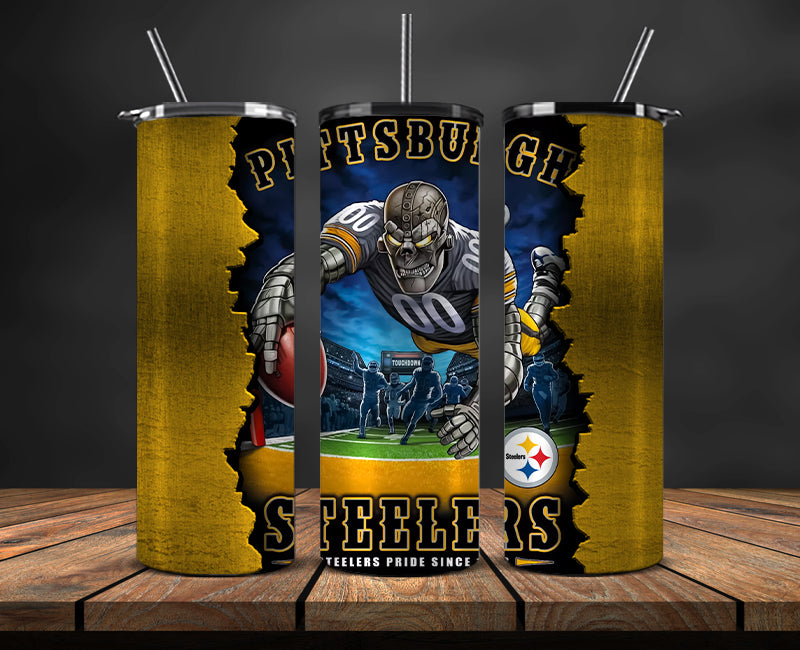 Pittsburgh Steelers Tumbler,Steelers Logo Tumbler 20oz ,NFL Season 2023 LUF- 58