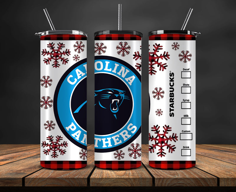 Carolina Panthers Christmas Tumbler 20oz,NFL Merry Christmas 20oz, NFL Christmas Tumbler 20oz 05