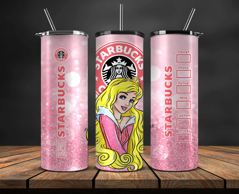 Princess Tumbler Wrap ,Princess Disney Funny Princess Tumbler Wrap , Princess Starbucks Tumbler Wrap, Disney Tumbler Wrap 05