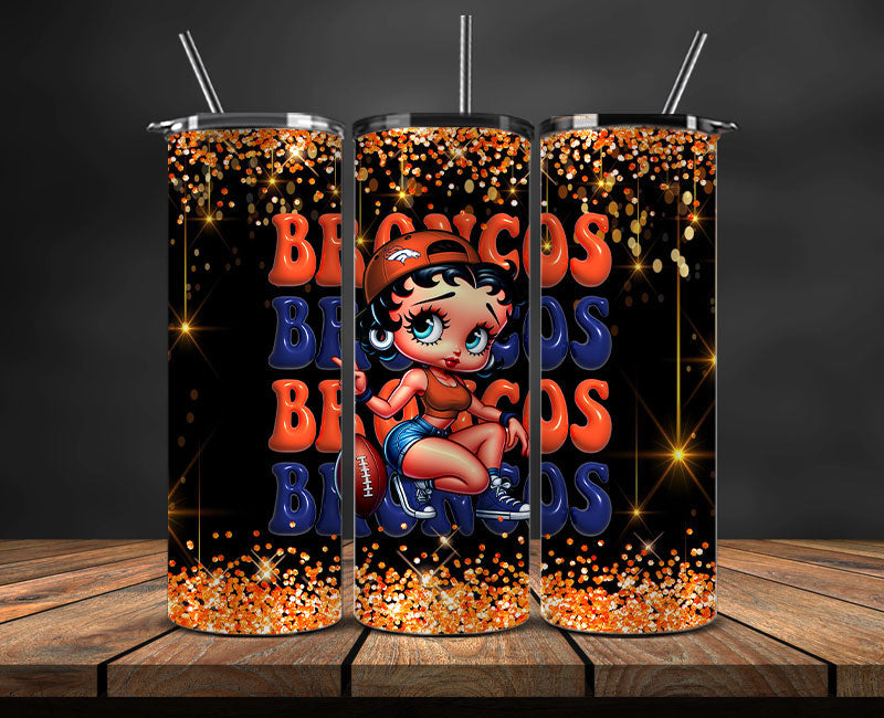 Denver Broncos Tumbler Wraps, NFL Tumbler By AI, AI Tumbler Wrap 5