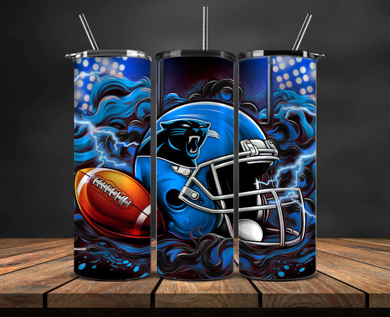 Carolina Panthers Tumbler Wraps,NFL Tumbler By AI, AI Tumbler Design 5