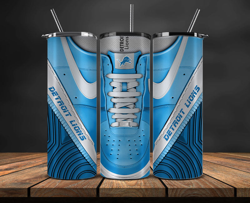 Detroit Lions Tumbler Wrap, NFL Sneaker Tumbler Wrap 60