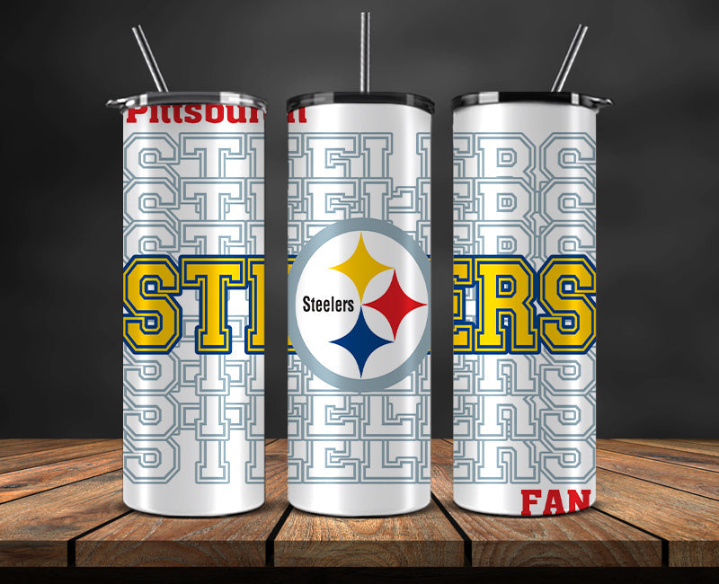 Pittsburgh Steelers Tumbler, Steelers Tumbler 20oz ,NFL Football 20oz PUG- 60