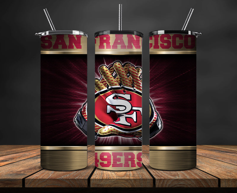 San Francisco 49ers Tumbler, 49ersLogo Tumbler 20oz ,NFL Football 20oz LUG- 61