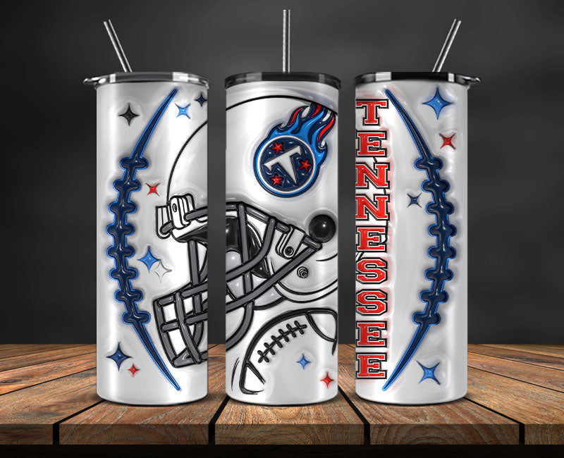 Tennessee Titans Inflated Puffy Tumbler 20oz , NFL Football 20oz LUH -64