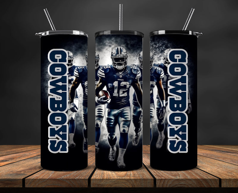 Dallas Cowboys Tumbler, Cowboys Tumbler 20oz ,NFL Football 20oz PUG- 65