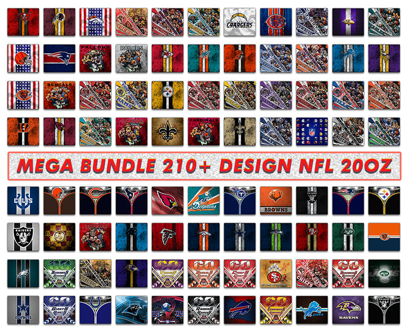 20oz NFL TUMBLERS