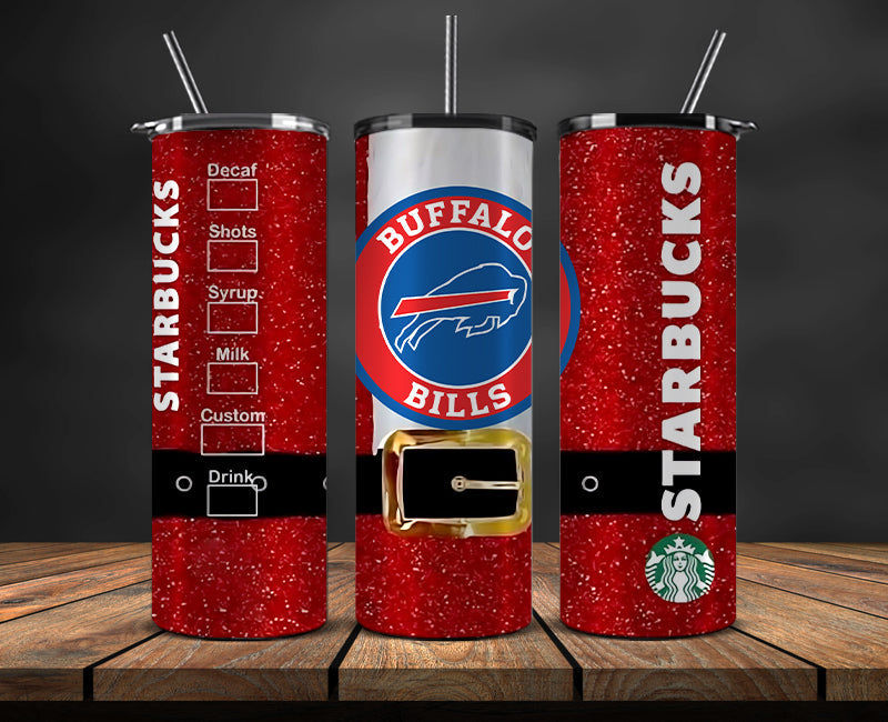 Buffalo Bills Christmas Tumbler 20oz,NFL Merry Christmas 20oz, NFL Christmas Tumbler 20oz 68