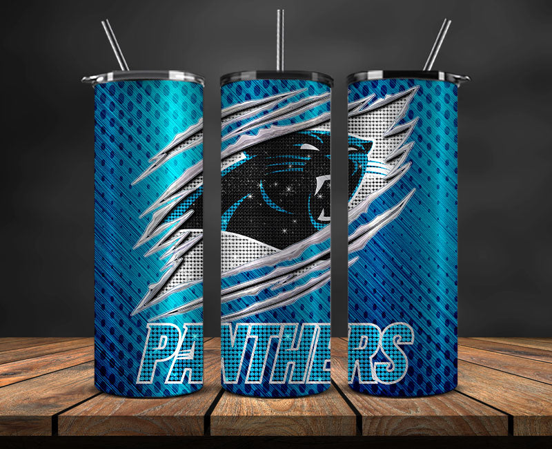 Carolina Panthers Tumbler 20oz ,Panthers Logo Tumbler 20oz , NFL Football 20oz LUH -69