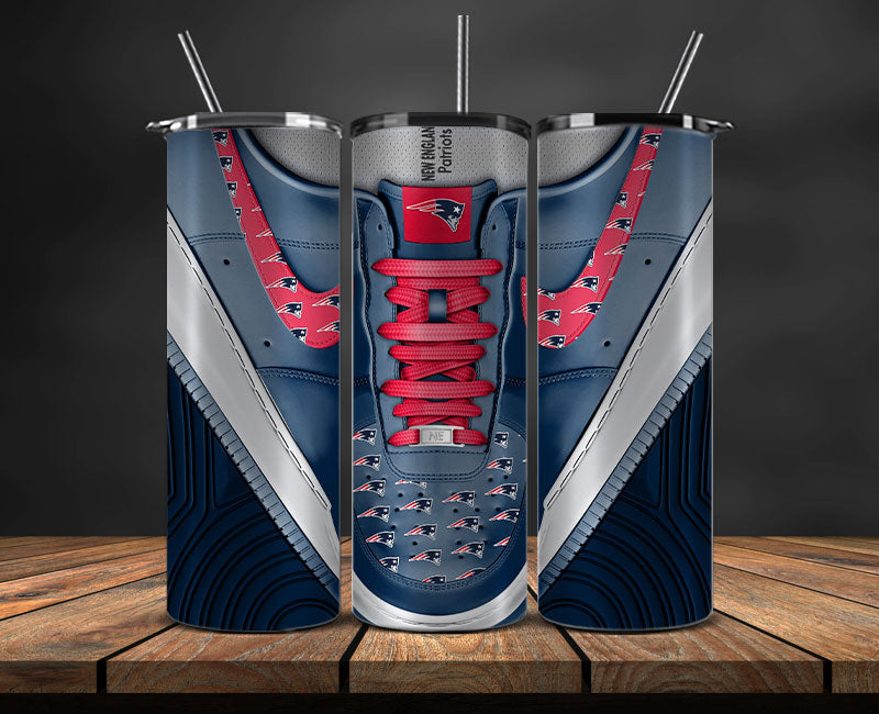 New England Patriots Tumbler Wrap, NFL Sneaker Tumbler Wrap 69