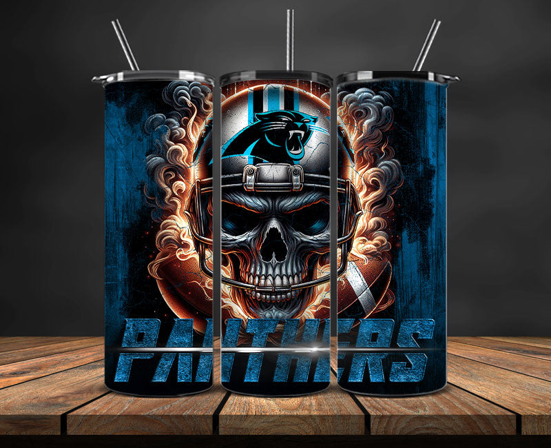 Carolina Panthers Tumbler Wrap,NFL Tumbler By AI, AI Tumbler Design 69