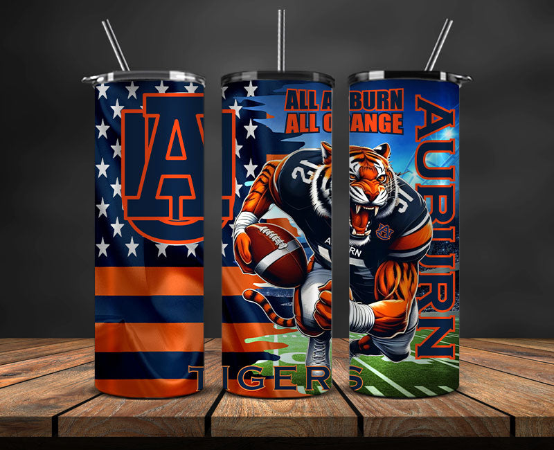 Auburn Tumbler Wrap, NCAA University College Tumbler Wraps DS-06