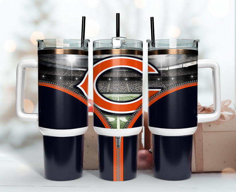 Chicago Bears 40oz Tumbler,NFL Tumbler 40oz , 40oz Tumbler Sublimation Png , 40oz Tumbler Wrap 39