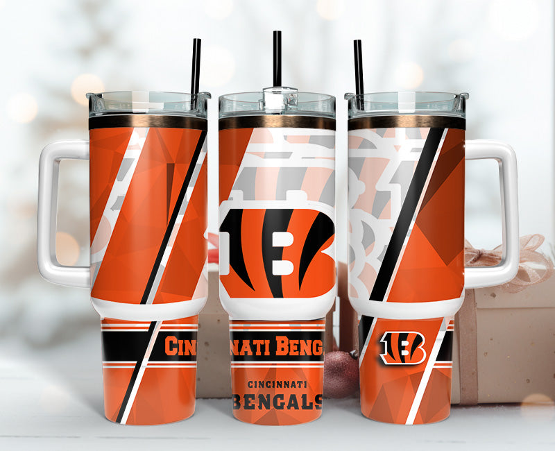 Cincinnati Bengals 40oz Tumbler,NFL Tumbler 40oz , 40oz Tumbler Sublimation Png , 40oz Tumbler Wrap 72