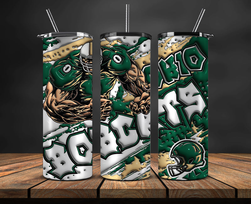 Football Mascot Colleges 3D Tumbler Skinny , Football Tumbler Png ,Nfl Png 06