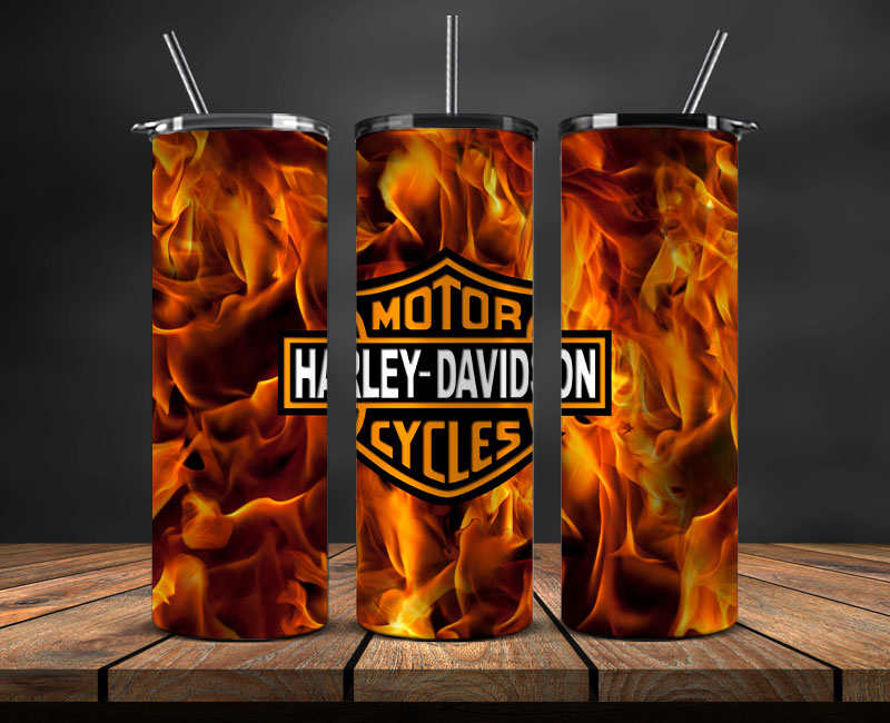 Harley Davidson Tumbler 20oz, Motor Harley Tumbler, Moto Tumbler 20oz 06
