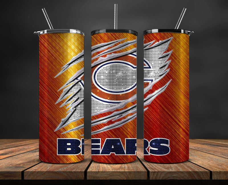 Chicago Bears Tumbler 20oz ,Bears Logo Tumbler 20oz , NFL Football 20oz LUH -70