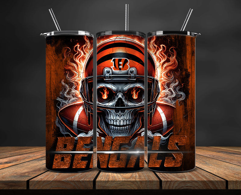Cincinnati Bengals Tumbler Wrap,NFL Tumbler By AI, AI Tumbler Design 71