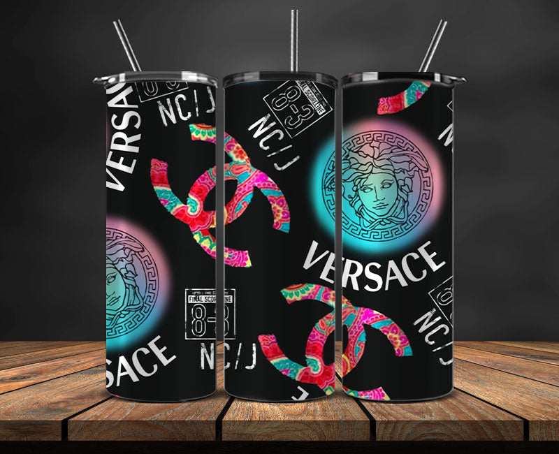 Chanel Tumbler Wrap, Chanel Tumbler Png, Chanel Logo, Luxury Tumbler Wraps, Logo Fashion Design 71