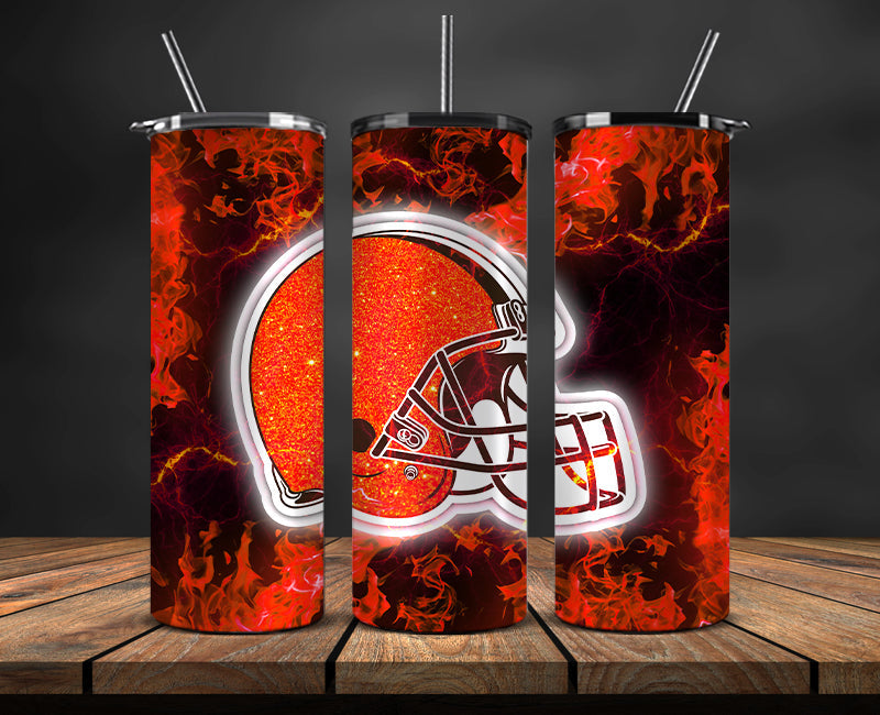 Cleveland Browns Tumbler, Browns Logo Tumbler 20oz ,NFL Season 2023 LUF- 71
