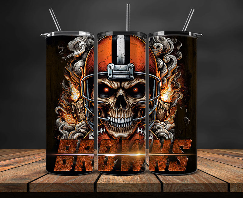 Cleveland Browns Tumbler Wrap,NFL Tumbler By AI, AI Tumbler Design 72