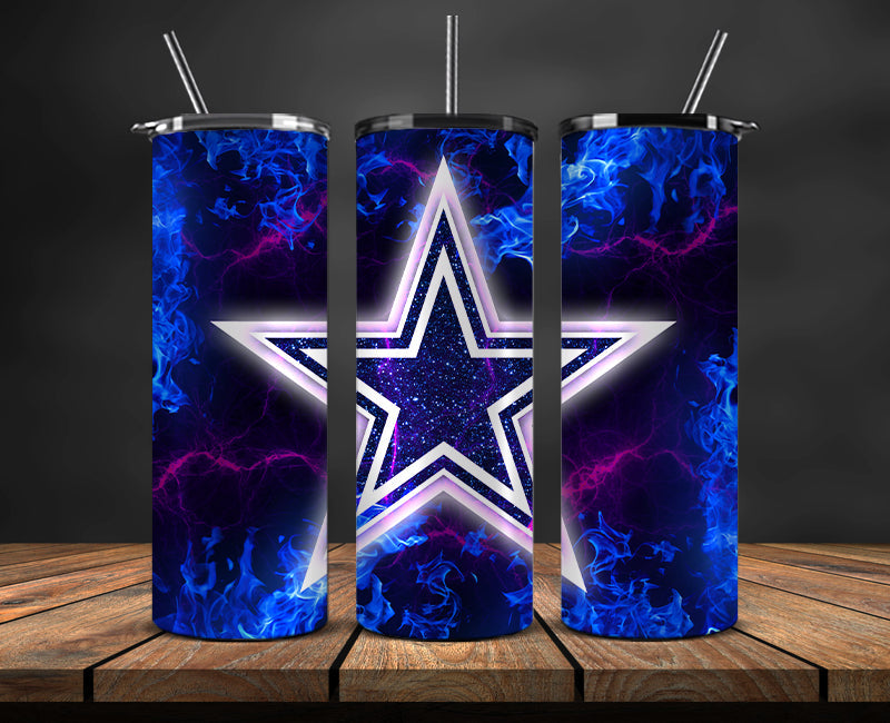 Dallas Cowboys Tumbler, Cowboys Logo Tumbler 20oz ,NFL Season 2023 LUF- 72