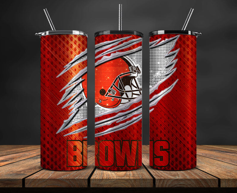 Cleveland Browns Tumbler 20oz ,Browns Logo Tumbler 20oz , NFL Football 20oz LUH -72