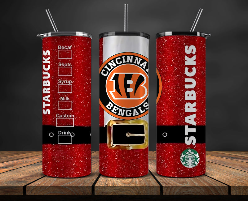 Cincinnati Bengals Christmas Tumbler 20oz,NFL Merry Christmas 20oz, NFL Christmas Tumbler 20oz 72