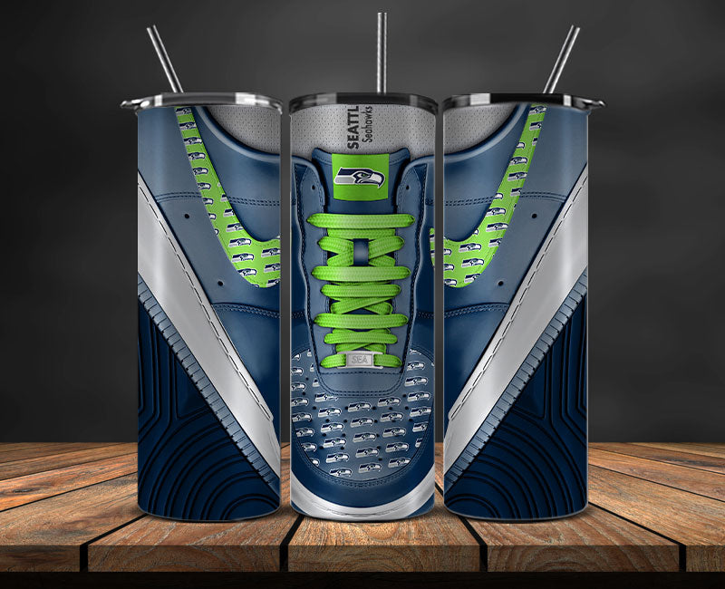 Seattle Seahawks Tumbler Wrap, NFL Sneaker Tumbler Wrap 73