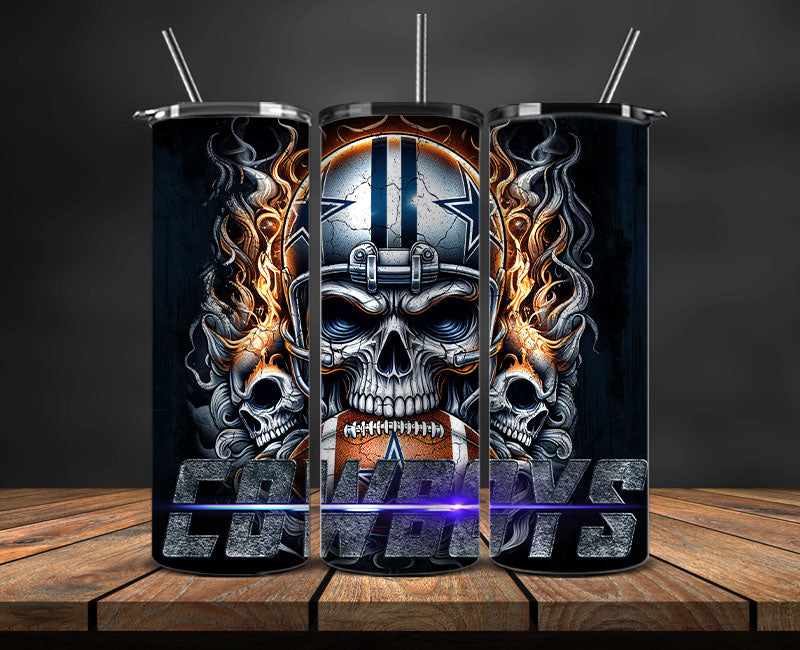 Dallas Cowboys Tumbler Wrap,NFL Tumbler By AI, AI Tumbler Design 73