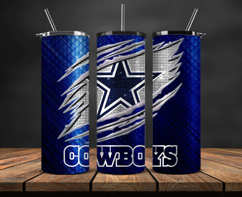 Dallas Cowboys Tumbler 20oz ,Cowboys Logo Tumbler 20oz , NFL Football 20oz LUH -73