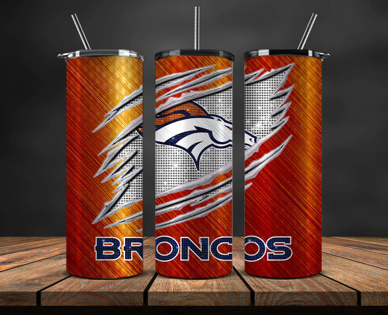 Denver Broncos Tumbler 20oz ,Broncos Logo Tumbler 20oz , NFL Football 20oz LUH -74