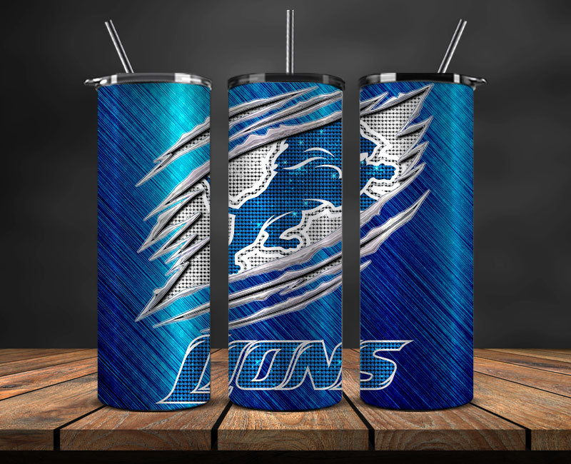 Detroit Lions Tumbler 20oz ,Detroit Logo Tumbler 20oz , NFL Football 20oz LUH -75