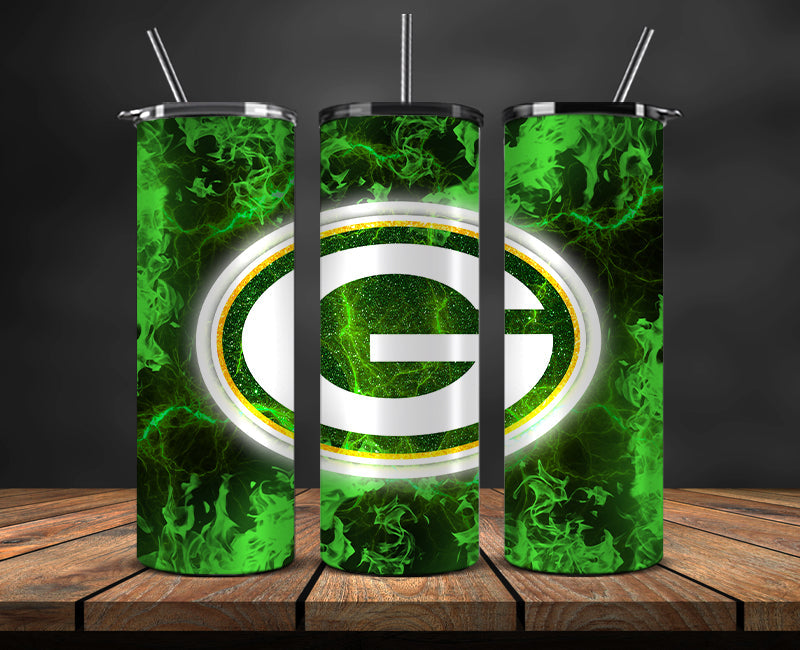 Green Bay Packers Tumbler, Packers Logo Tumbler 20oz ,NFL Season 2023 LUF- 75