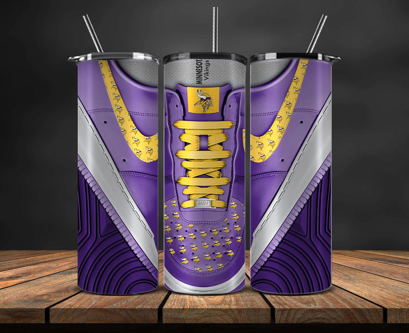 Minnesota Vikings Tumbler Wrap, NFL Sneaker Tumbler Wrap 75