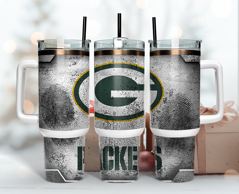 Green Bay Packers Tumbler 40oz Png, 40oz Tumbler Skinny 76