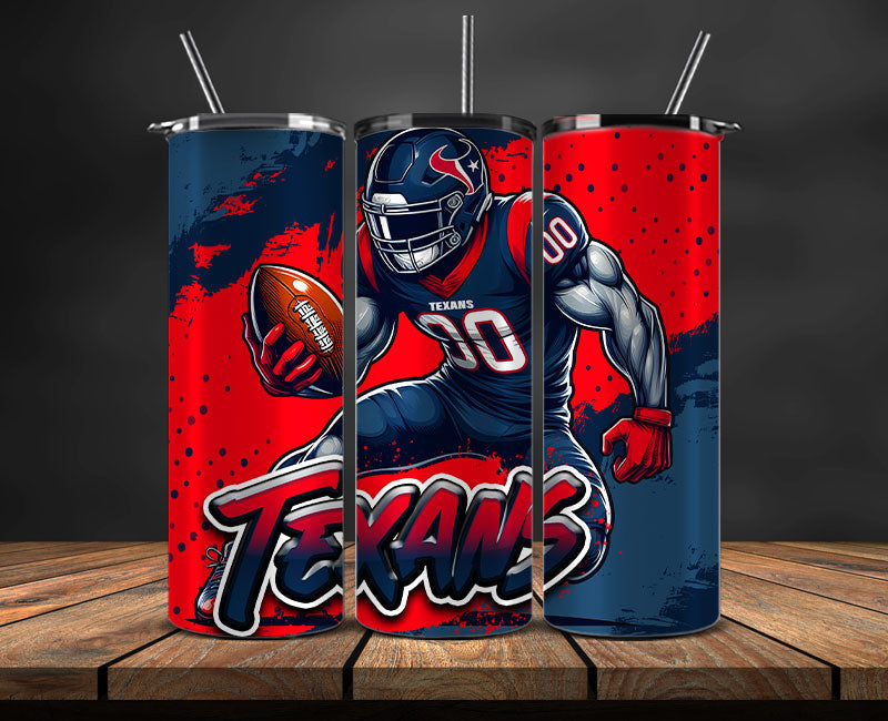 Houston Texans Tumbler Wrap, NFL Tumbler By AI, AI Tumbler Wrap 77