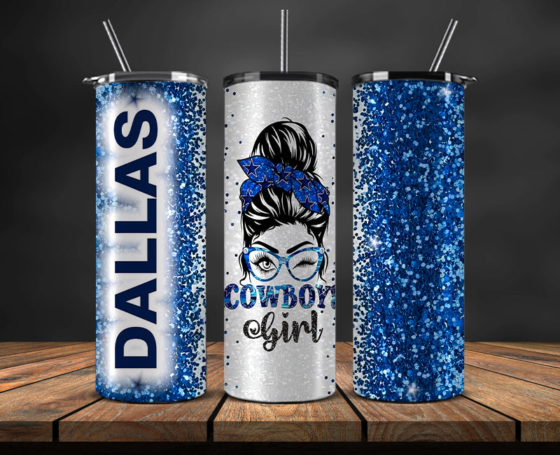 Dallas Cowboys Tumbler, Cowboys Tumbler 20oz ,NFL Football 20oz PUG- 77