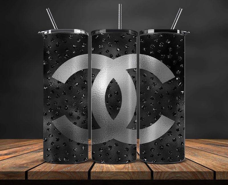 Chanel Tumbler Wrap, Chanel Tumbler Png, Chanel Logo, Luxury Tumbler Wraps, Logo Fashion Design 77