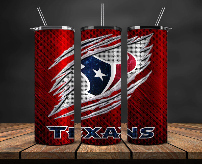 Houston Texans Tumbler 20oz ,Texans Logo Tumbler 20oz , NFL Football 20oz LUH -77