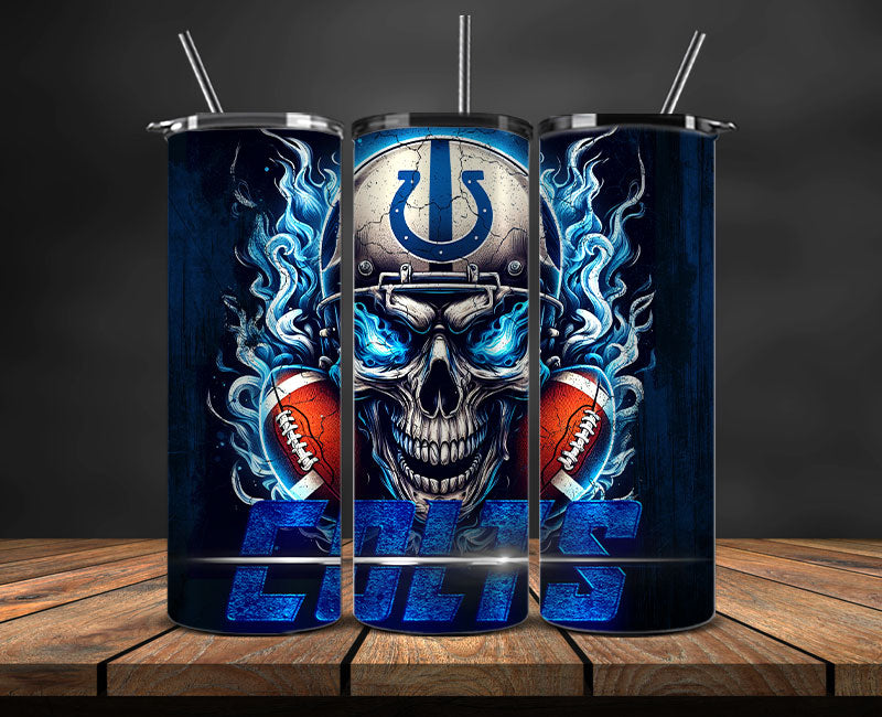 Indianapolis Colts Tumbler Wrap,NFL Tumbler By AI, AI Tumbler Design 78