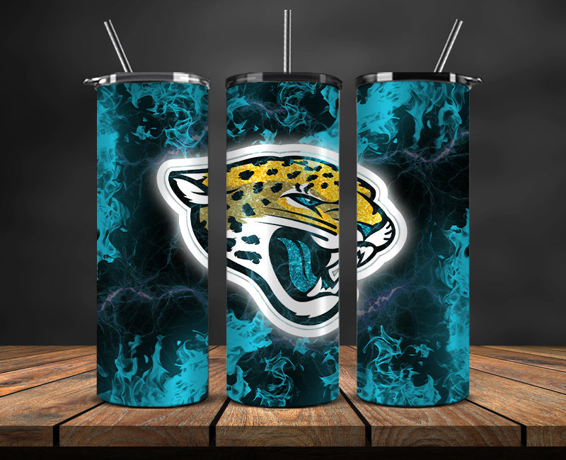 Jacksonville Jaguars Tumbler, Jaguars Logo Tumbler 20oz ,NFL Season 2023 LUF- 78
