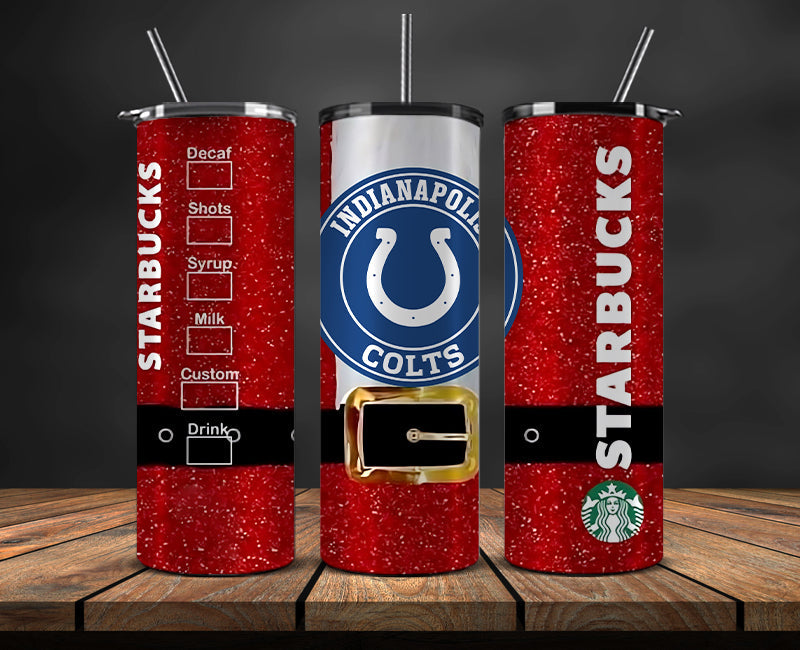 Indianapolis Colts Christmas Tumbler 20oz,NFL Merry Christmas 20oz, NFL Christmas Tumbler 20oz 79
