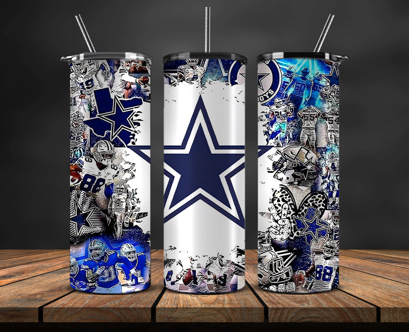 Dallas Cowboys Tumbler, Cowboys Tumbler 20oz ,NFL Football 20oz PUG- 79
