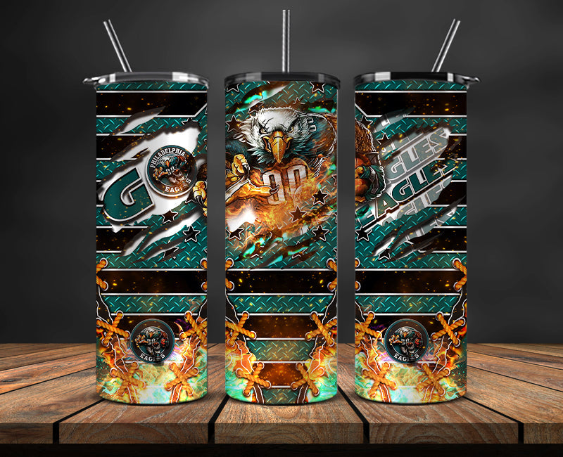 Philadelphia Eagles Tumbler, EaglesLogo Tumbler 20oz ,NFL Football 20oz LUG- 79
