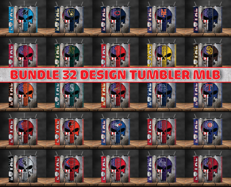 Bundle MLB Logo Tumbler Wrap, Bundle Sport Tumbler 79