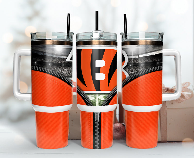 Cincinnati Bengals 40oz Tumbler,NFL Tumbler 40oz , 40oz Tumbler Sublimation Png , 40oz Tumbler Wrap 40
