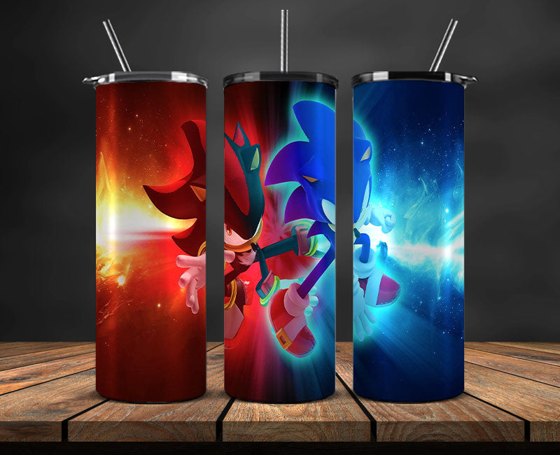 Sonic Tumbler 20oz Png, The Hedgehog Tumbler Wrap, Tumbler Wrap ,Sonic Tumbler Wrap 07