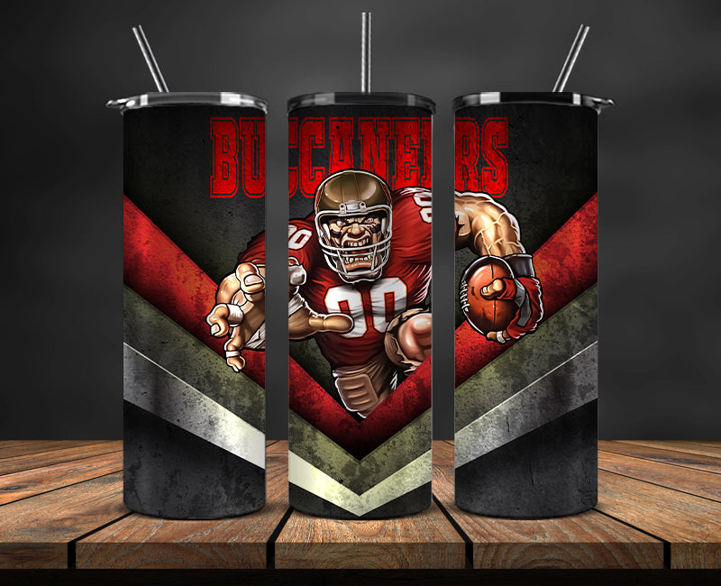 Tampa Bay Buccaneers Tumbler, Buccaneers Logo Tumbler 20oz ,NFL Season 2023 LUG- 07