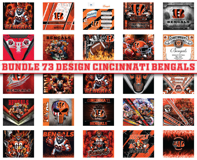 Cincinnati Bengals Tumbler Wrap , Football Tumbler Png ,32 Team Sport png 07